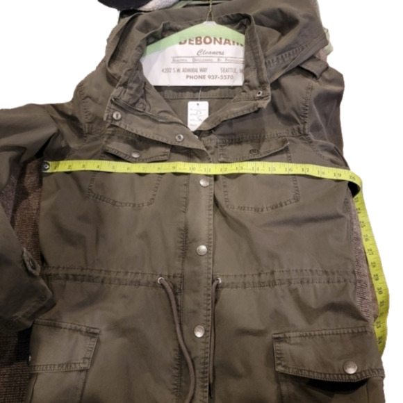 Weatherproof Vintage Army Green Lightweight Utility Jacket Size S - Picture 11 of 15